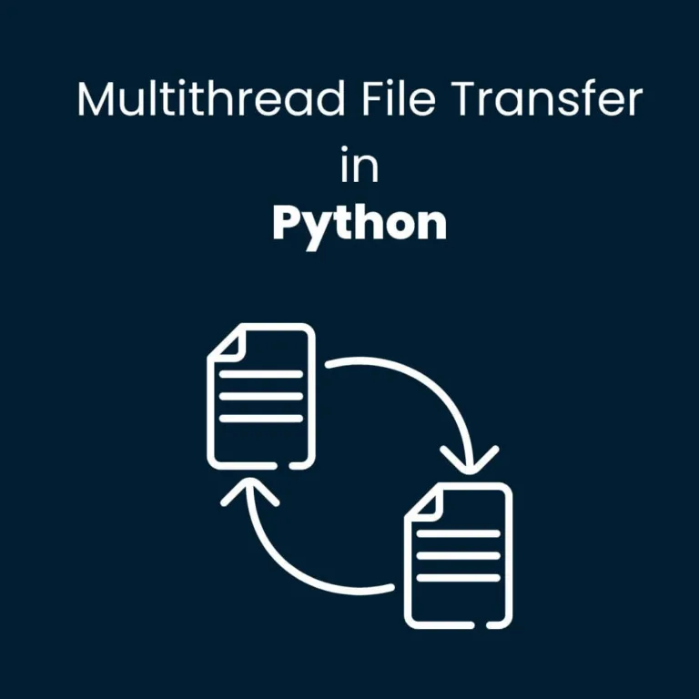 Multithreaded TCP File Transfer in Python