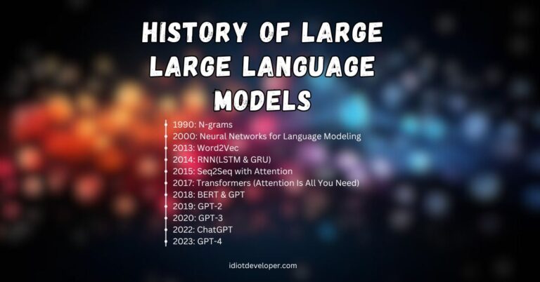 A Brief History of Large Large Language Models (LLMs)