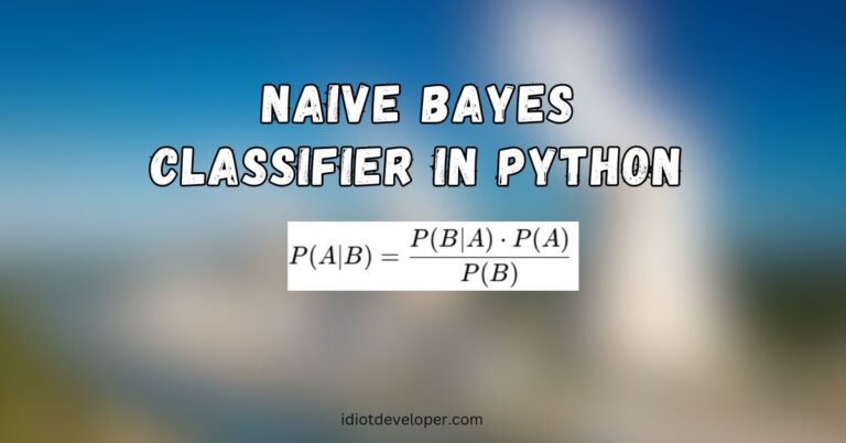 Naive Bayes Classifier in Python