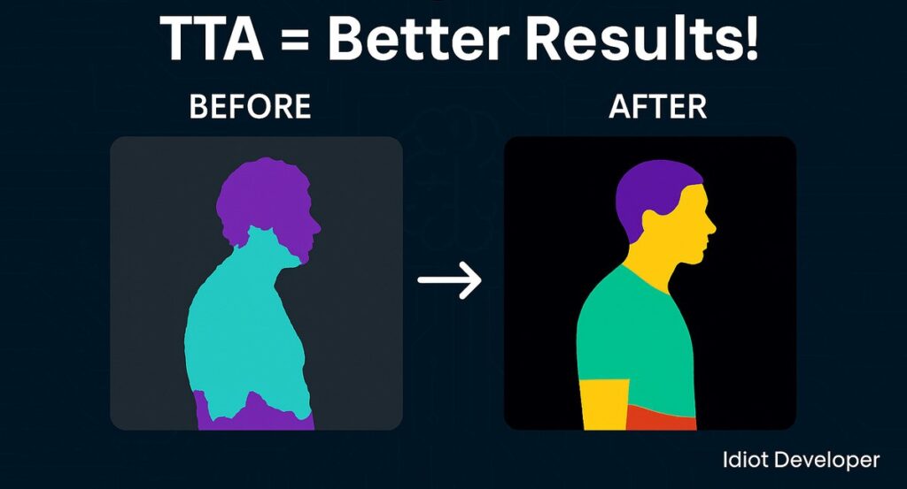 Test Time Augmentation (TTA) for Segmentation in PyTorch